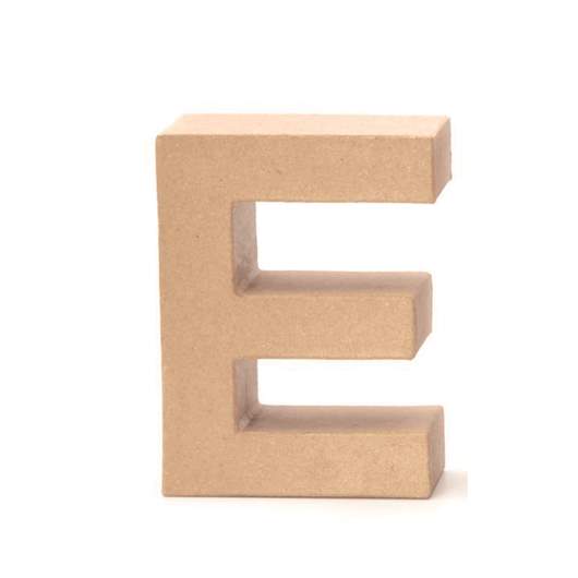 Papp-Buchstaben E 17,5x5,5cm